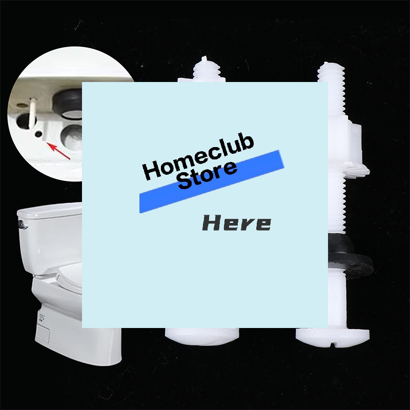Home Bathroom Fittings - 2Pcs Plastic Toilet Seat Hinge Repair