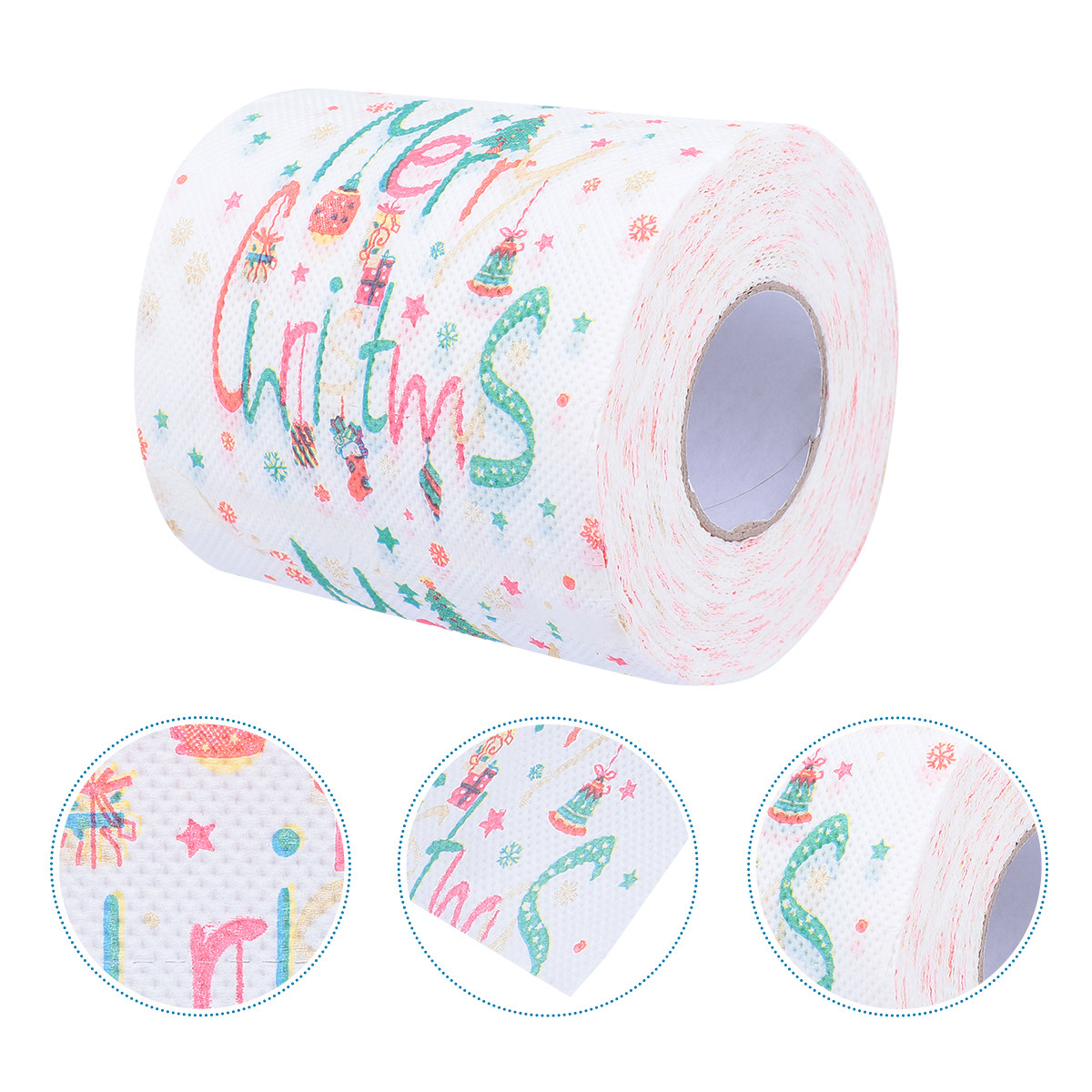 Home Bathroom Toilet - Colorful Printed Toilet Paper Rolls 2