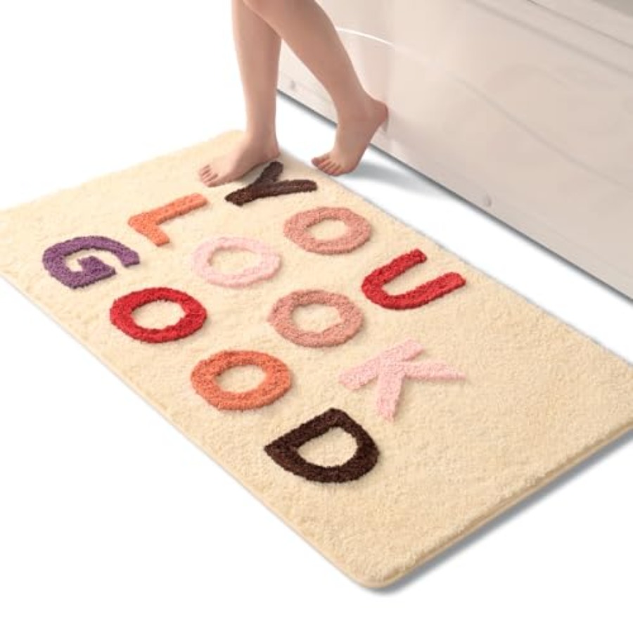 Home Goods Bathroom Rugs - You Look Good Bath Mat Cute