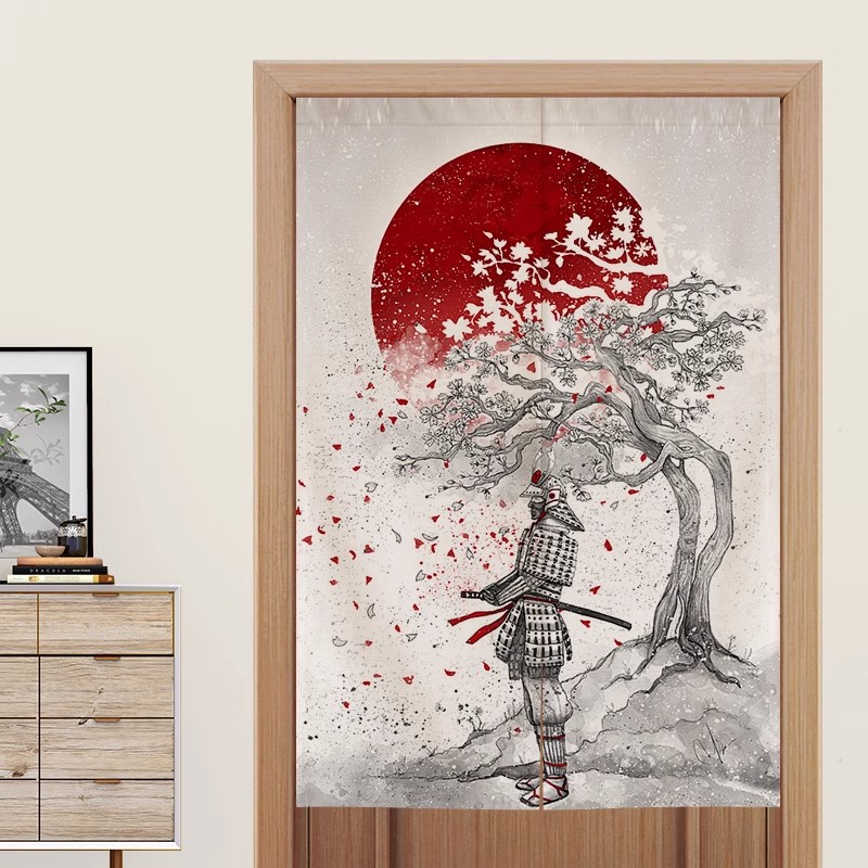 Home Bathroom Fittings - Japanese Style Door Curtain, Feng Shui