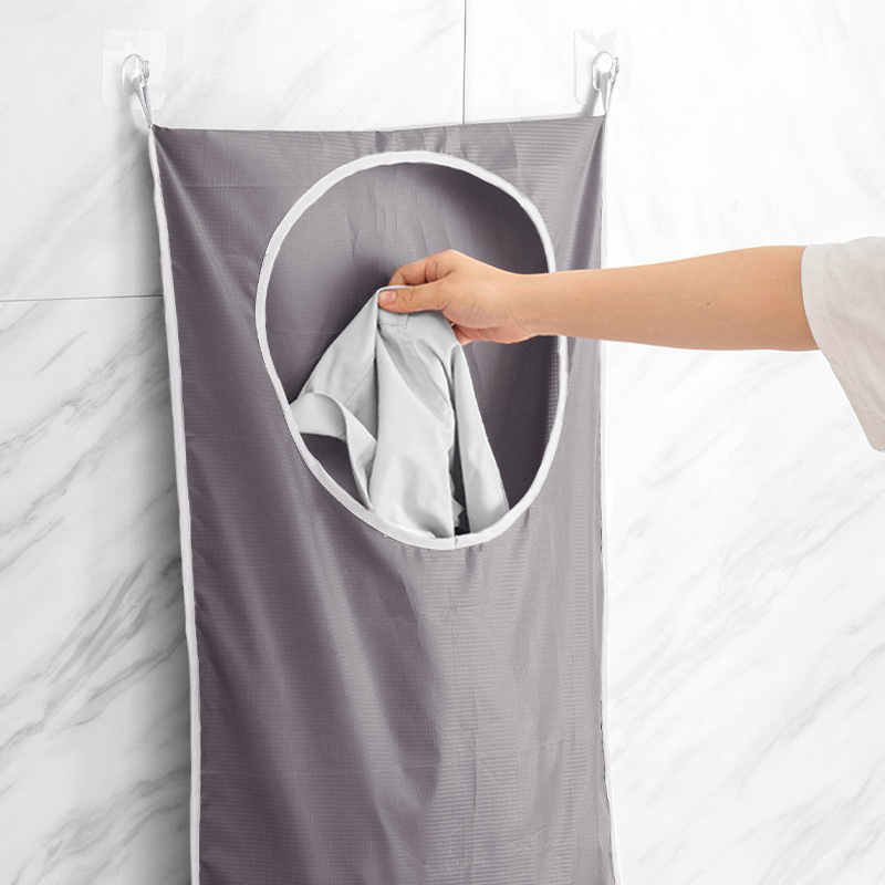 Home Goods Bathroom Storage - Hanging Bathroom Laundry Basket Storage Bag