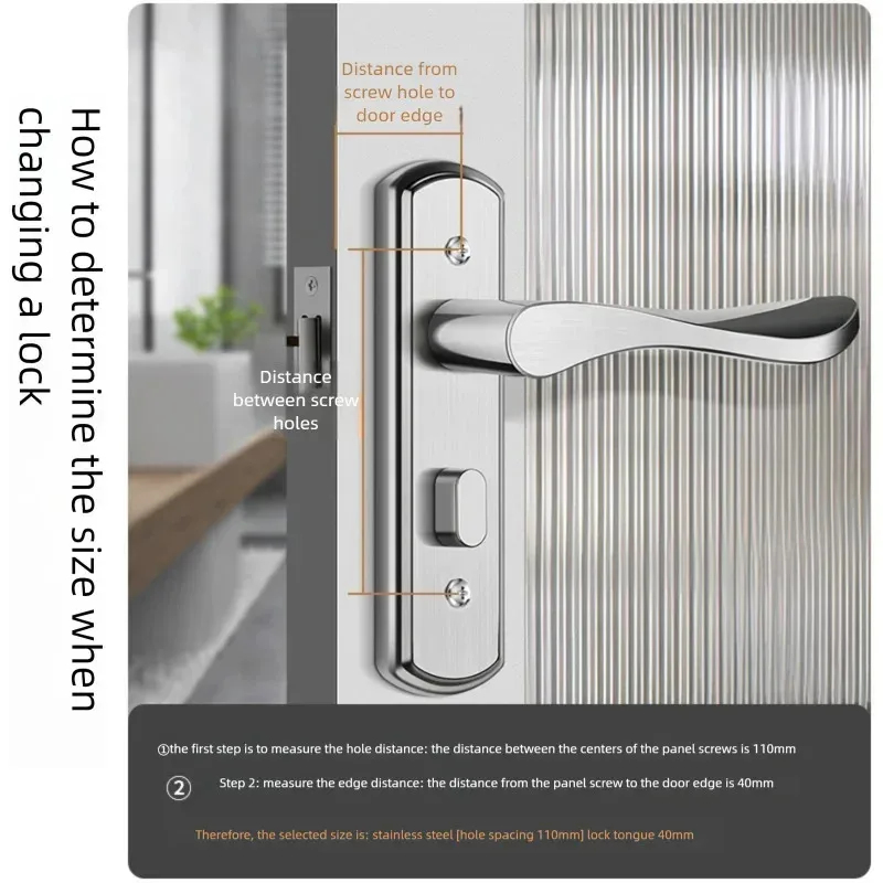 Stainless Steel Keyless Door L - Home Bathroom Fittings review and price