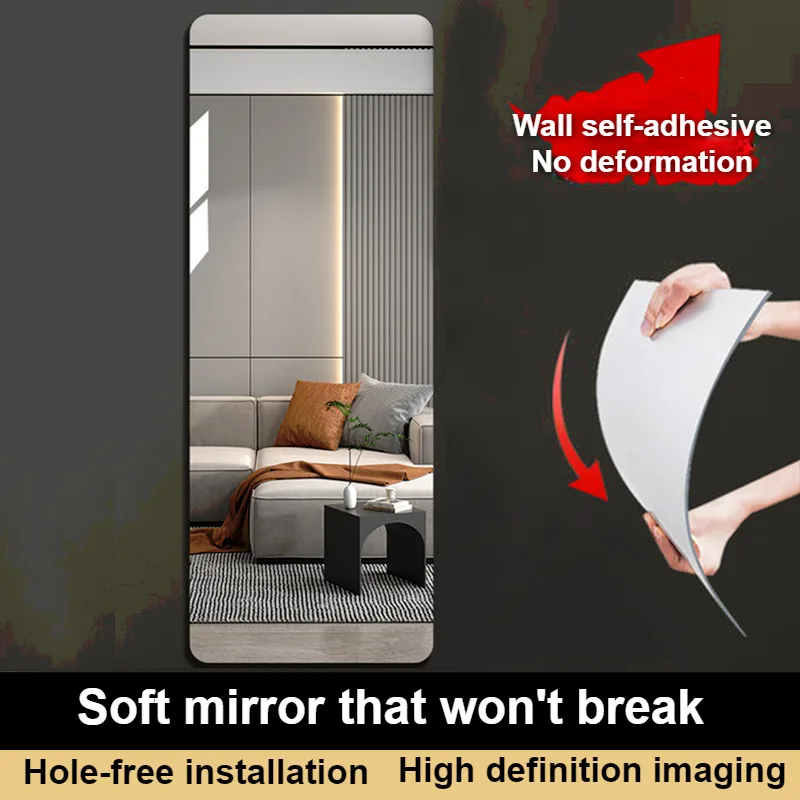 Mirror wall stickers home full - Home Bathroom Fittings review and price