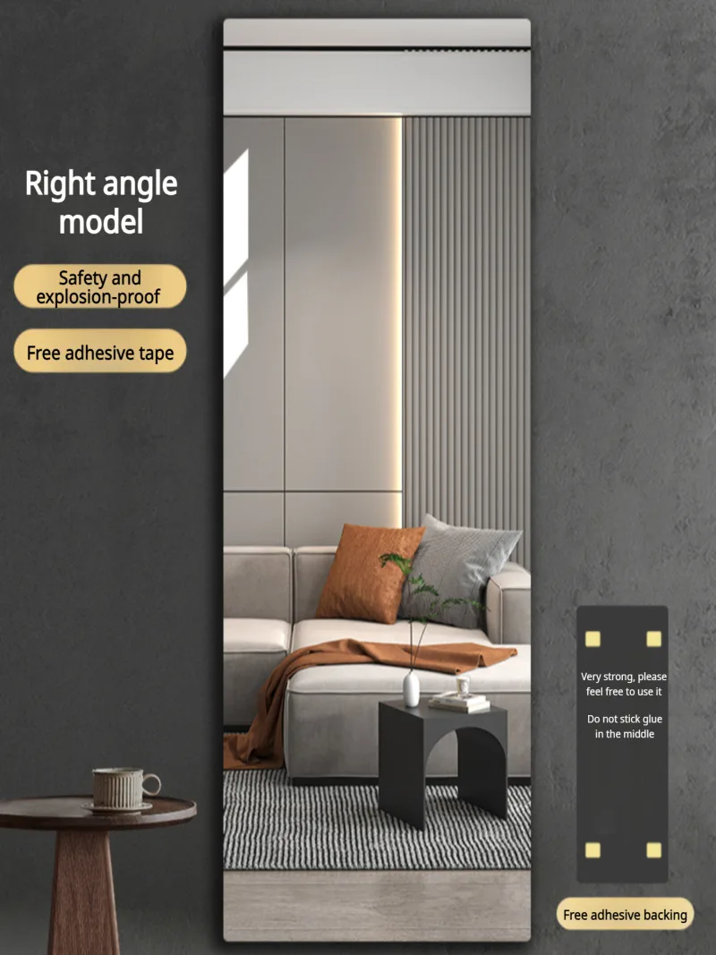 Mirror wall stickers home full - Home Bathroom Fittings review and price