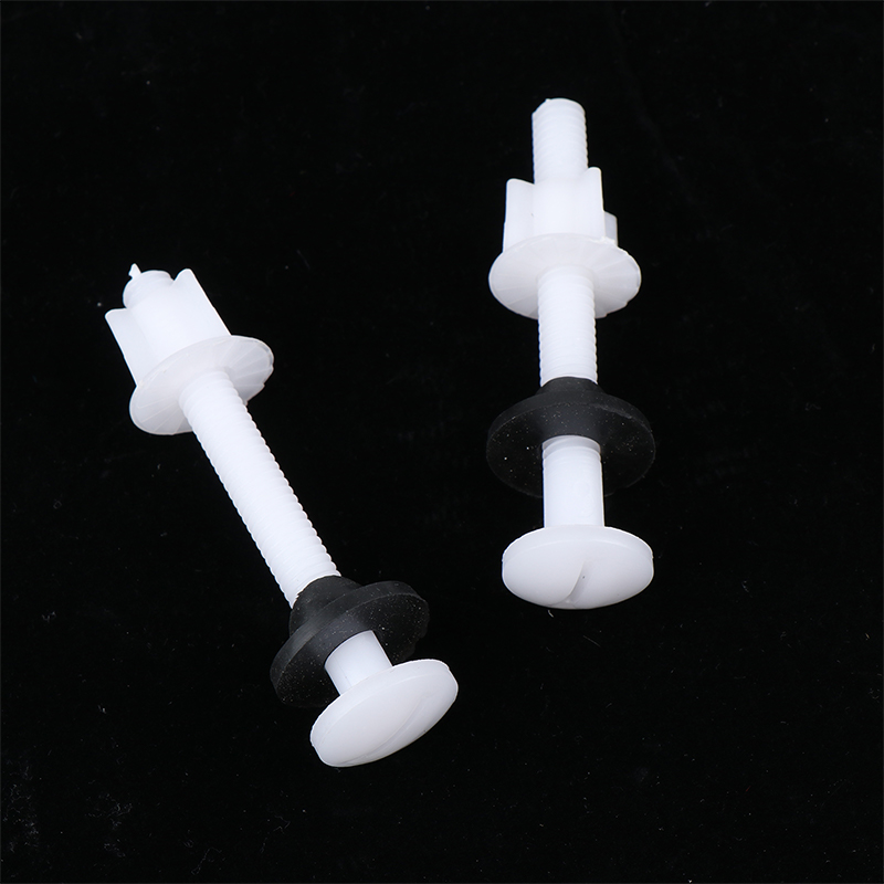 2Pcs Plastic Toilet Seat Hinge - Home Bathroom Fittings review and price