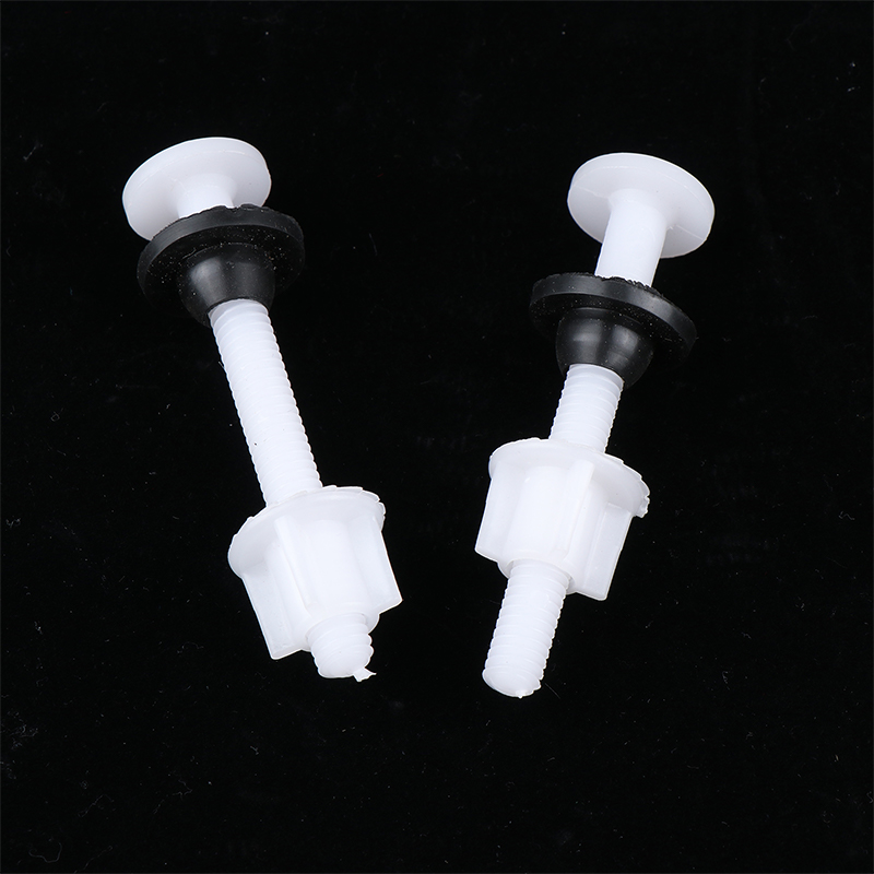 2Pcs Plastic Toilet Seat Hinge - Home Bathroom Fittings review and price