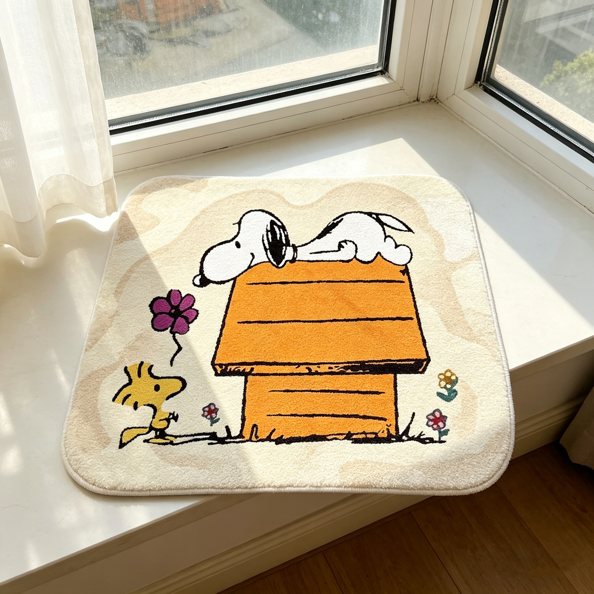 Cute Cartoon Snoopy House Shap - Home Goods Bathroom Mats review and price