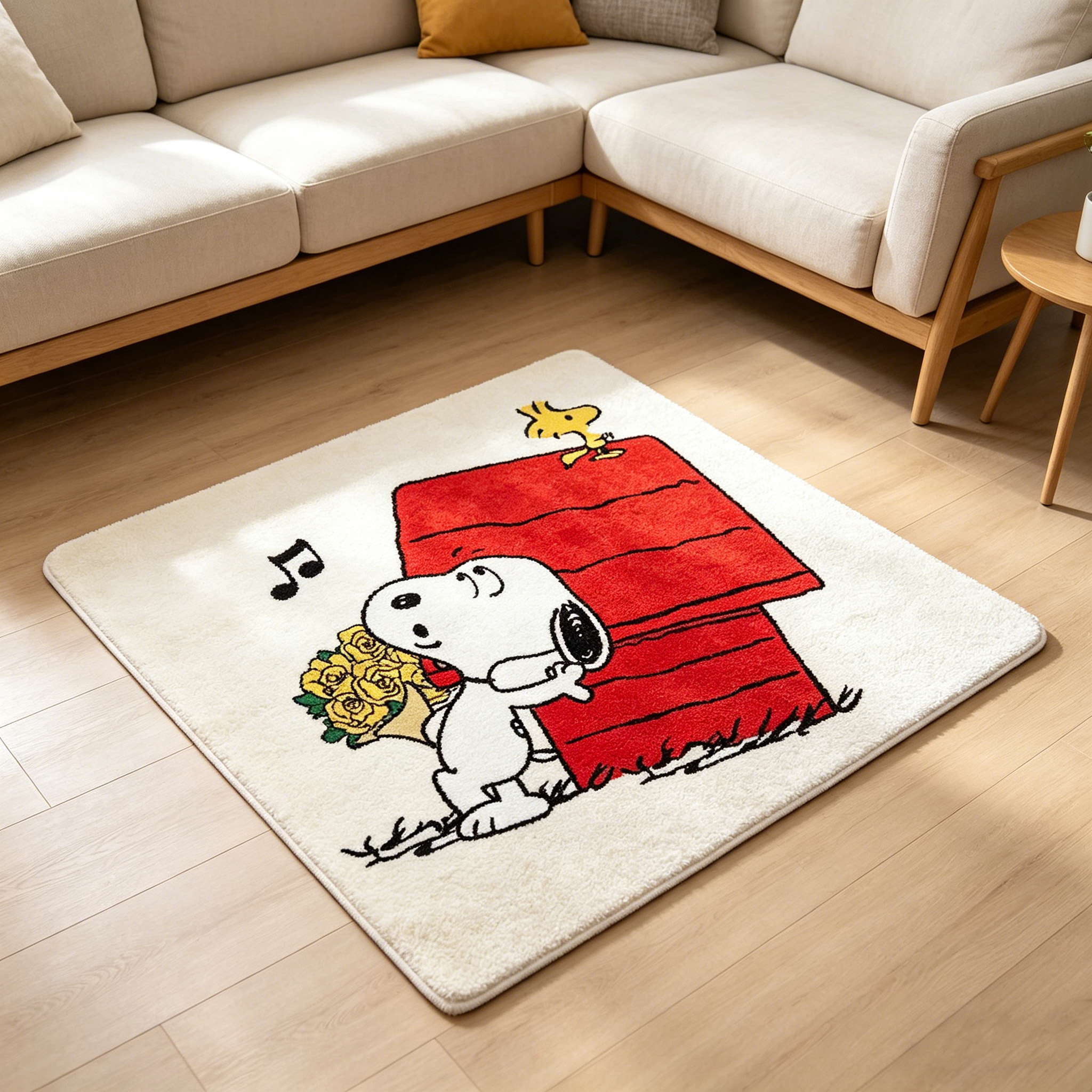 Cute Cartoon Snoopy House Shap - Home Goods Bathroom Mats review and price
