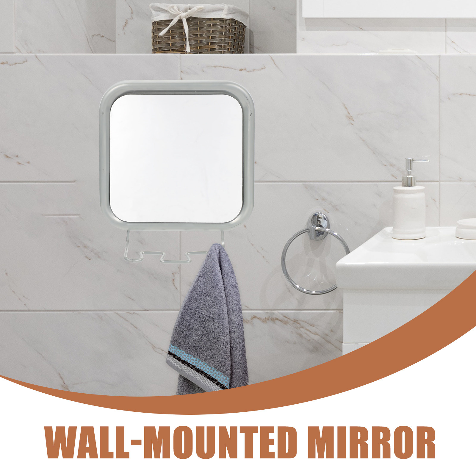 High Definition Fogless Shower - Shaving Mirror Suction review and price