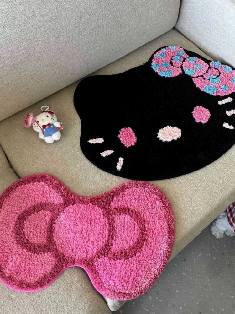 Kawaii hello kitty korean bow  - Home Goods Bathroom Rugs review and price