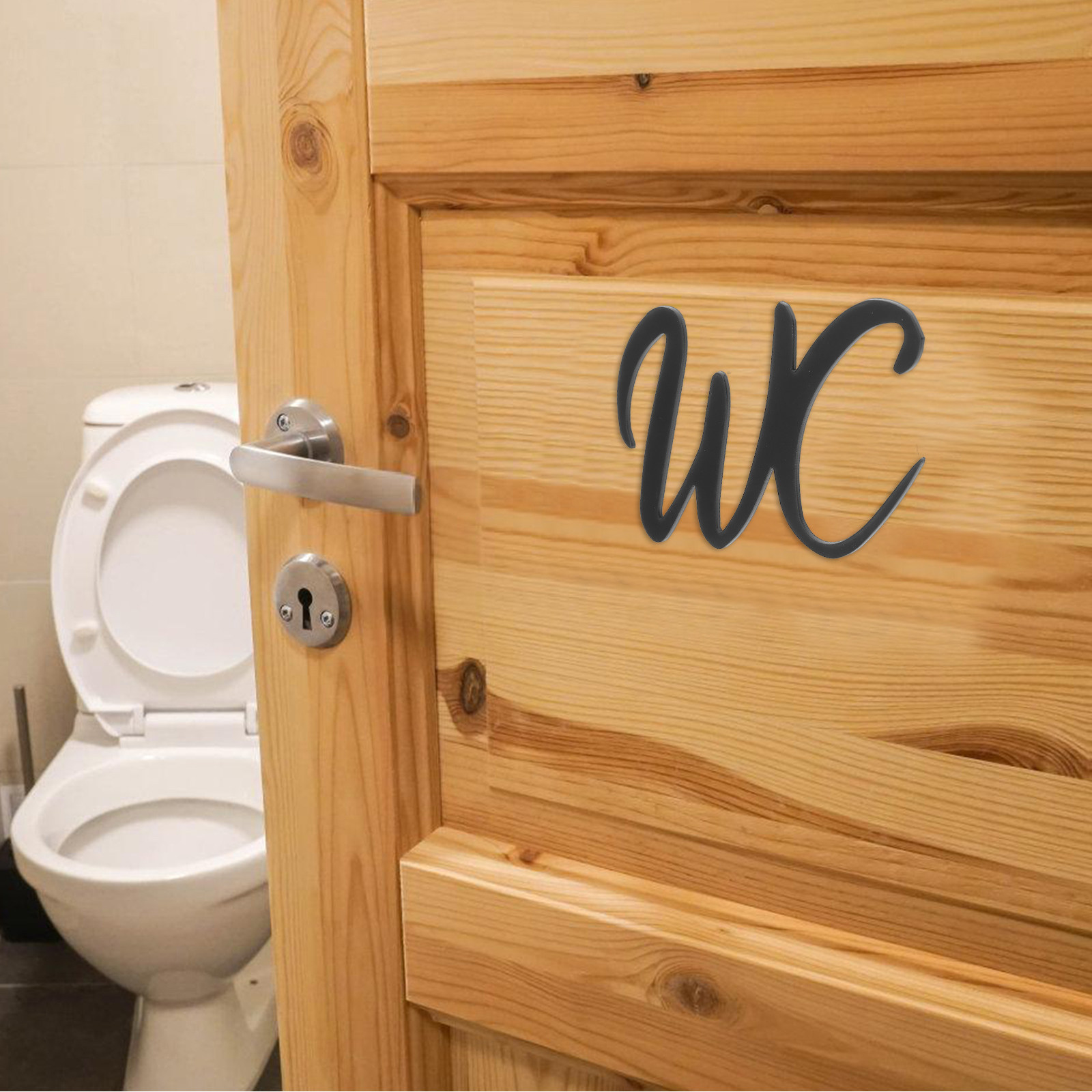 Self-Adhesive Bathroom Sign To - Home Bathroom Toilet review and price