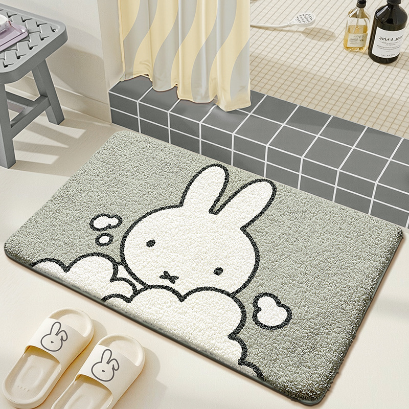 Kawaii Miffy Floor Mat Cute Ca - Home Goods Bathroom Mats review and price