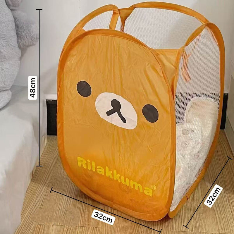 Rilakkuma Laundry Hamper Folda - Home Goods Bathroom Storage review and price