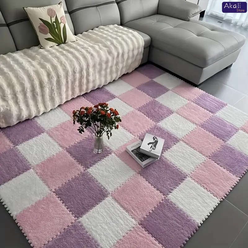 4/12pcs Plush Puzzle Foam Floo - Home Goods Bathroom Mats review and price