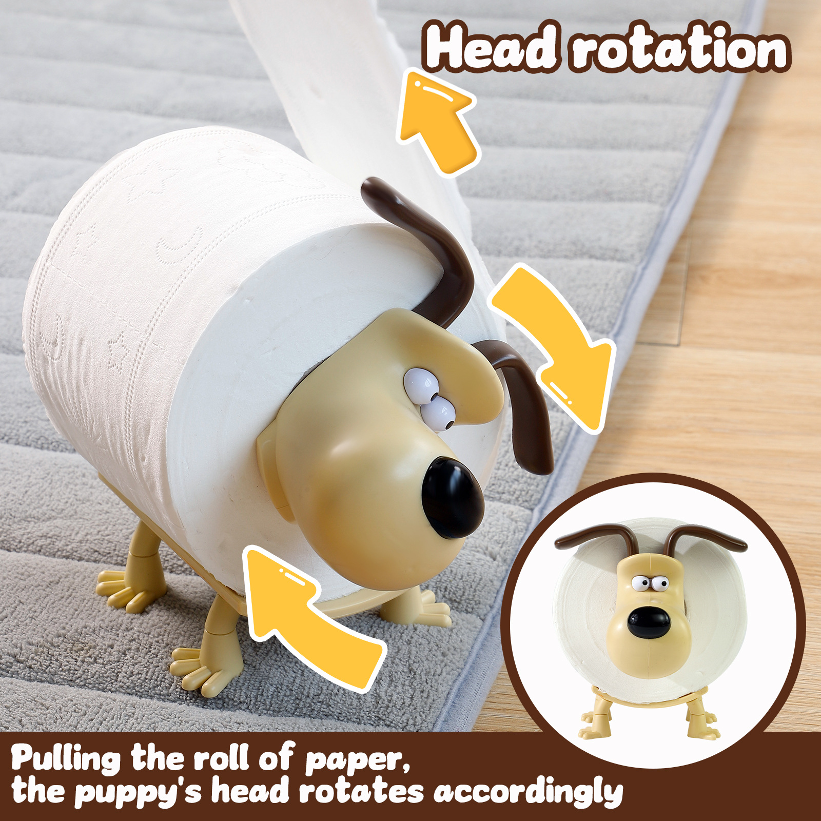 Puppy Toilet Holder Home Decor - Home Goods Bathroom Storage review and price