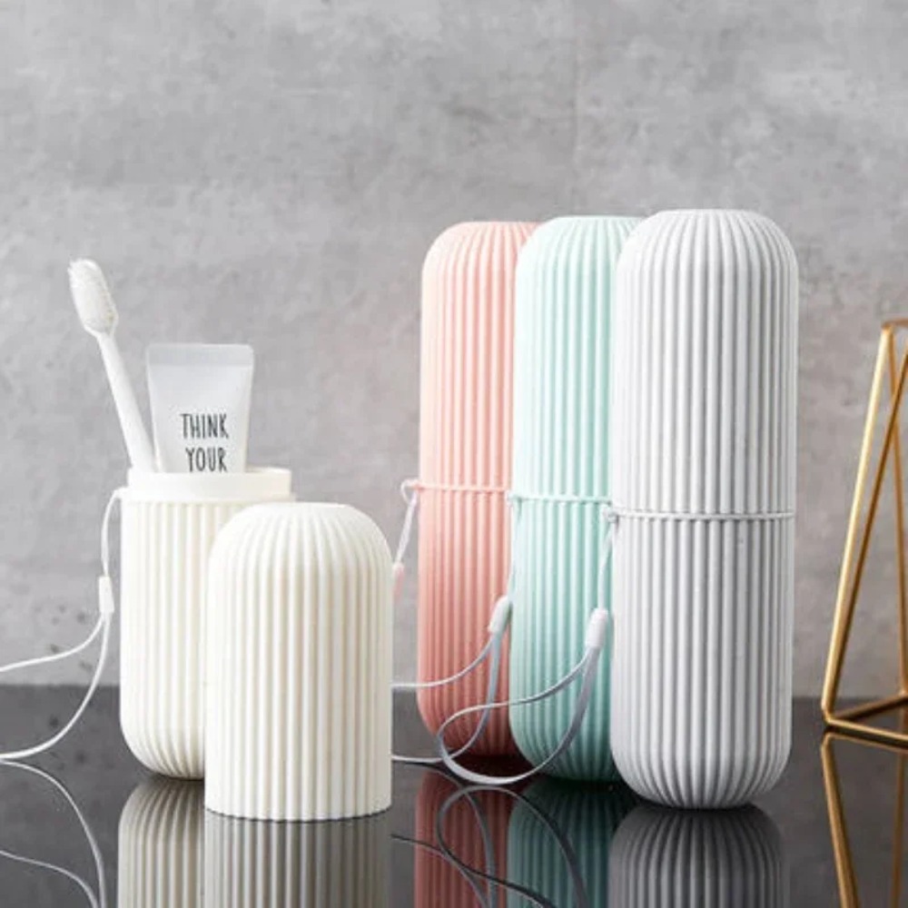 Travel Portable Toothbrush Cup - Home Goods Bathroom Storage review and price