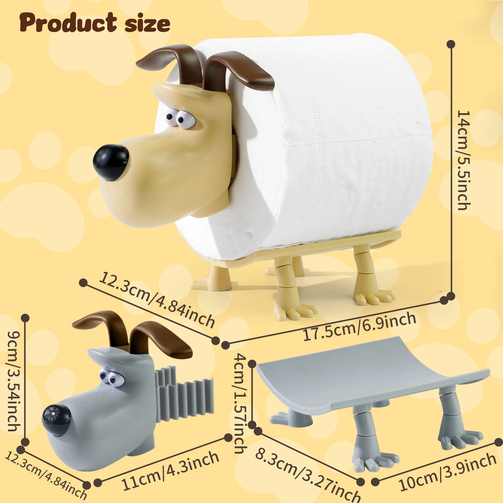 Fun Dog Toilet Paper Holder Ho - Bathroom Home Improvement review and price
