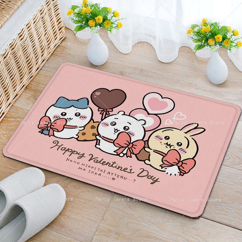 Anime Chiikawas Flannel Carpet - Home Goods Bathroom Mats review and price