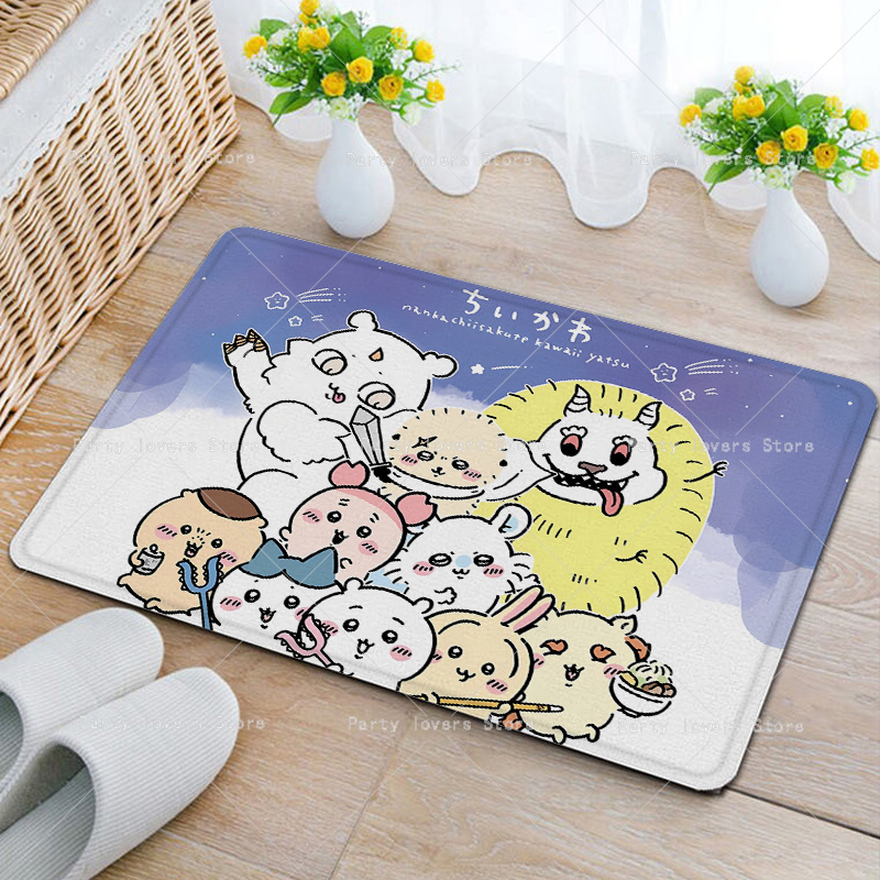 Anime Chiikawas Flannel Carpet - Home Goods Bathroom Mats review and price