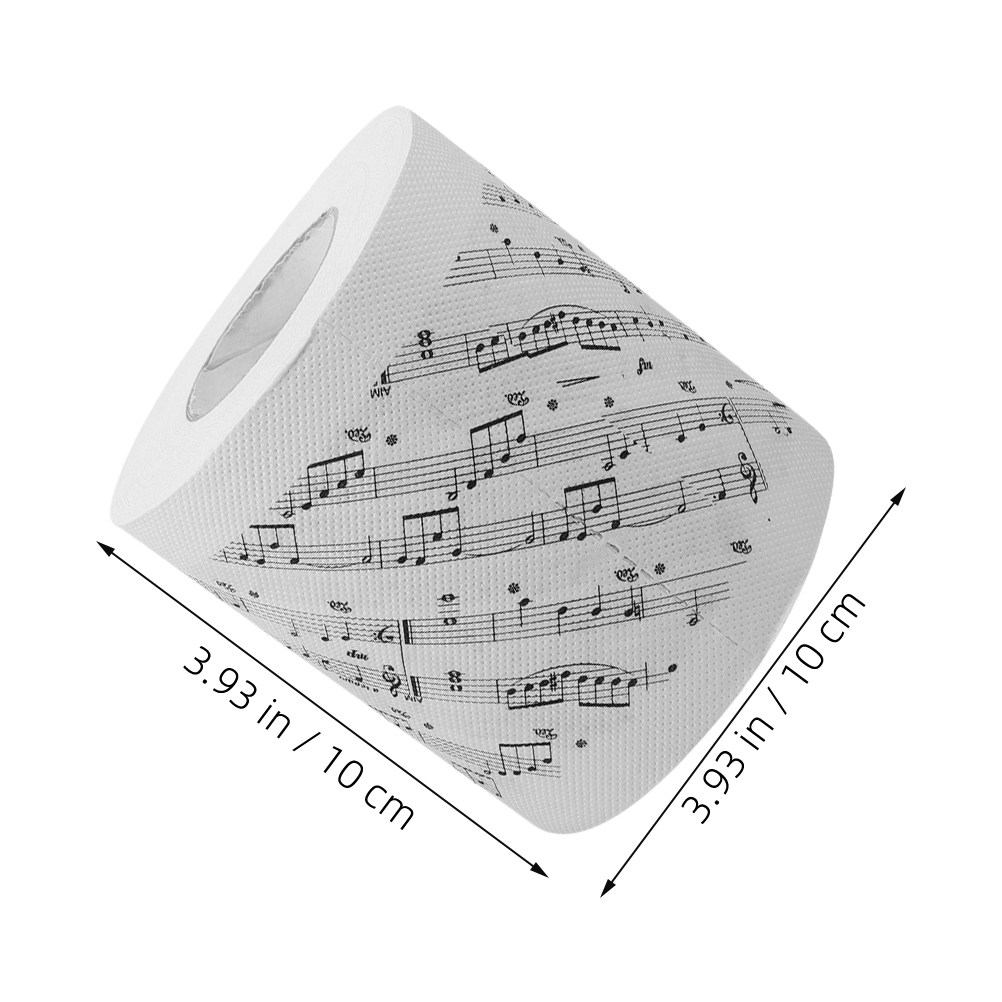 2 Rolls Musical Note Toilet Pa - Home Bathroom Toilet review and price
