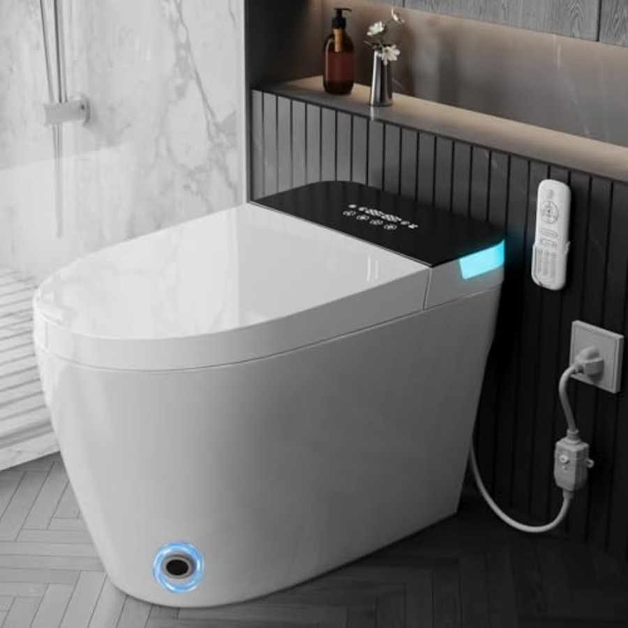 Bathroom smart toilet with hea - Home Bathroom Toilet review and price