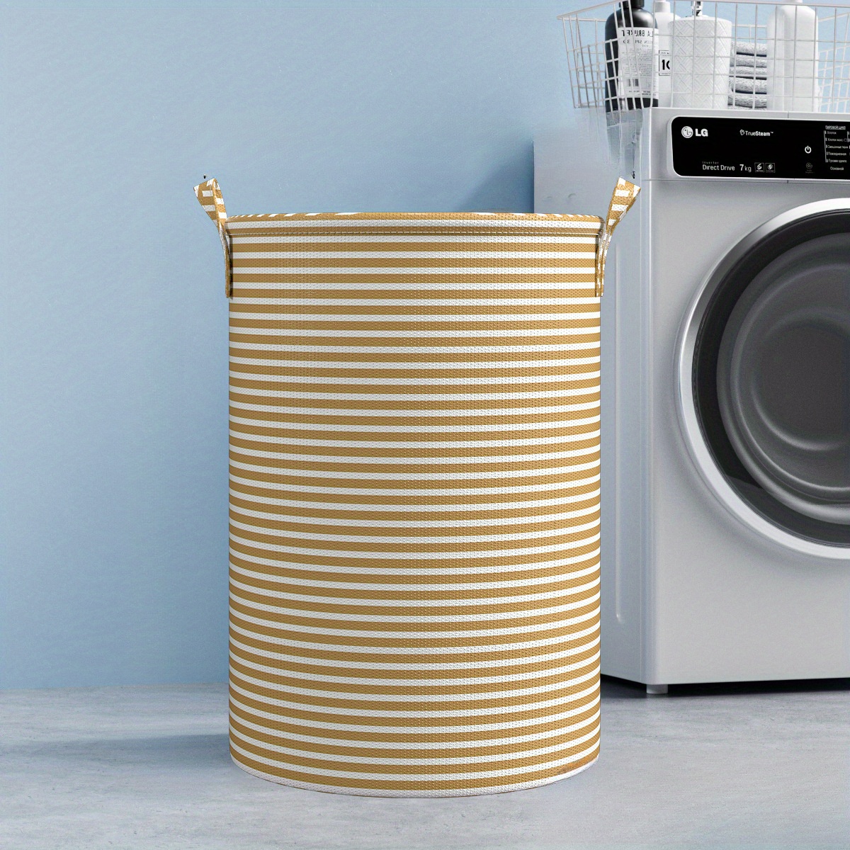 Foldable Minimalist Striped La - Home Goods Bathroom Storage review and price