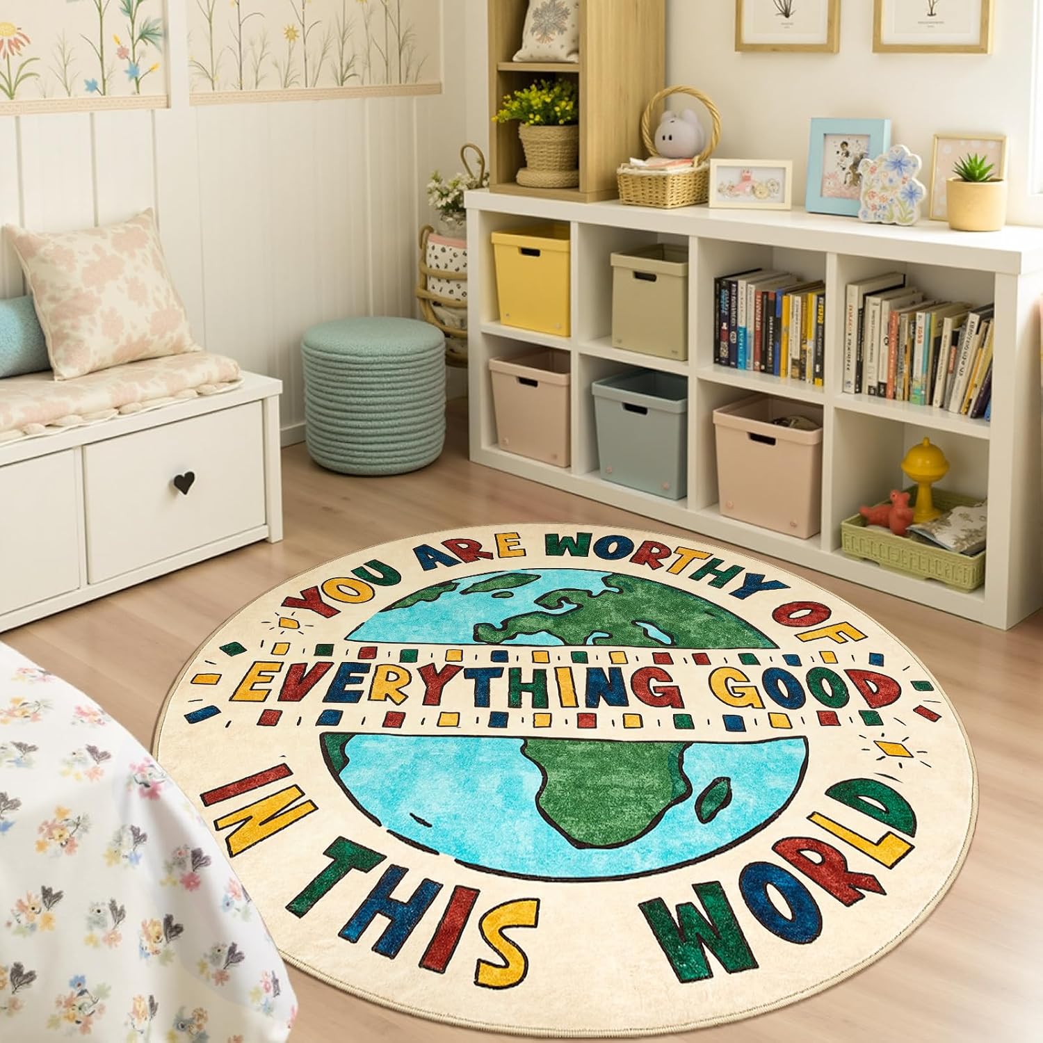 Inspirational Earth Globe Roun - Home Goods Bathroom Rugs review and price