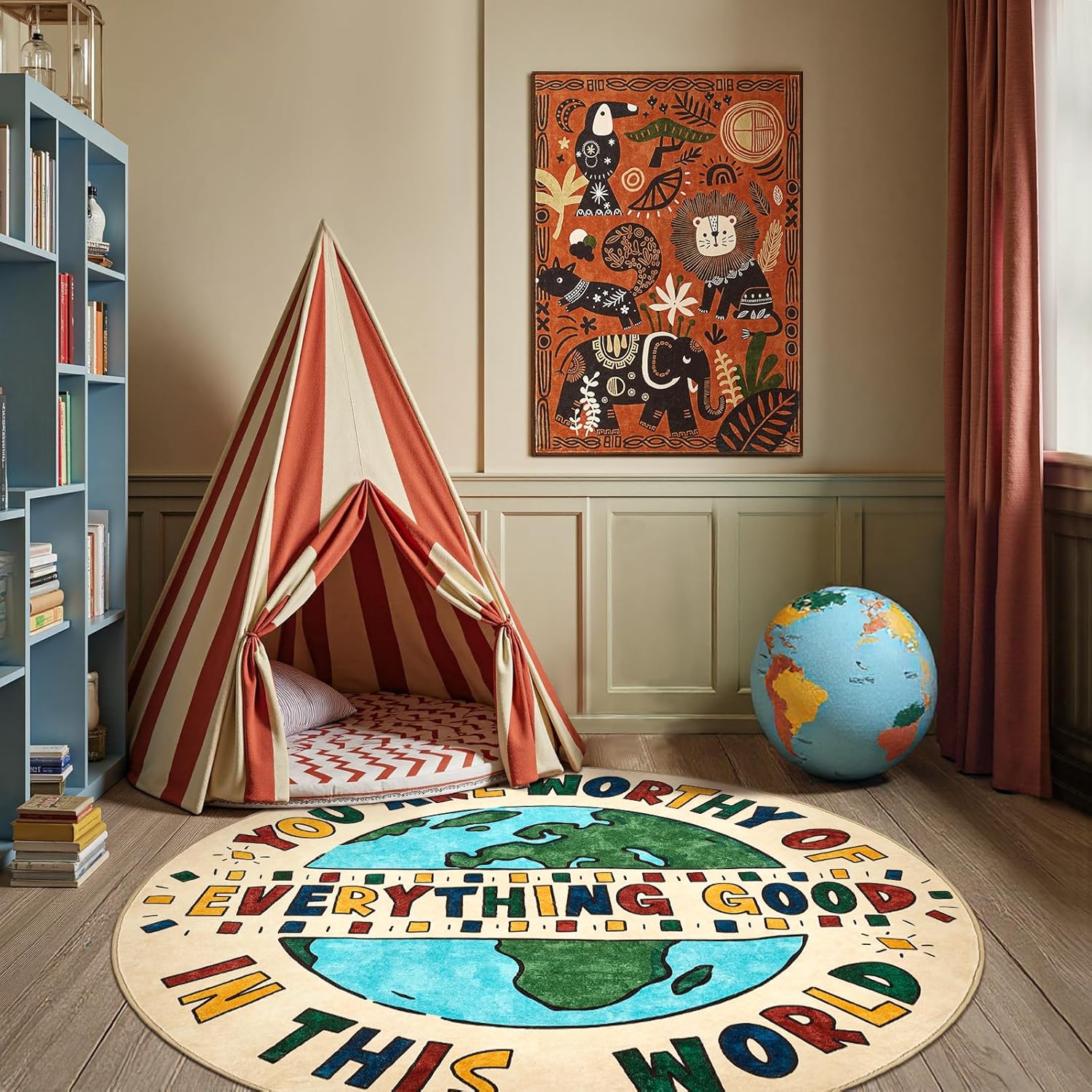 Inspirational Earth Globe Roun - Home Goods Bathroom Rugs review and price