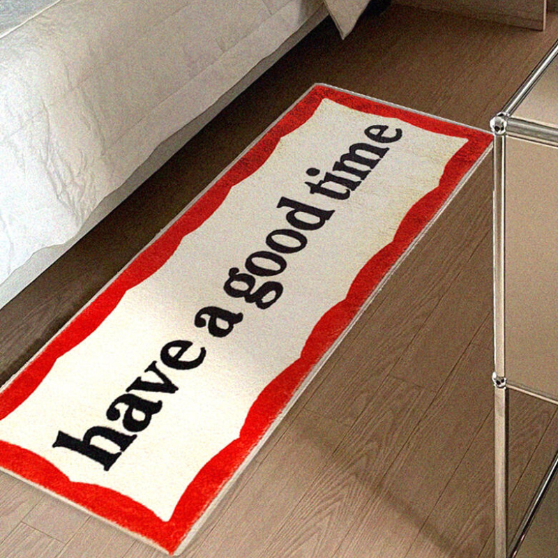 VIKAMA Cute Red Blue Carpet So - Home Goods Bathroom Rugs review and price