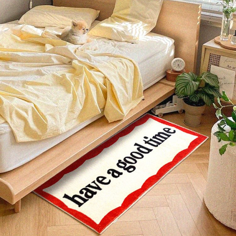 VIKAMA Cute Red Blue Carpet So - Home Goods Bathroom Rugs review and price