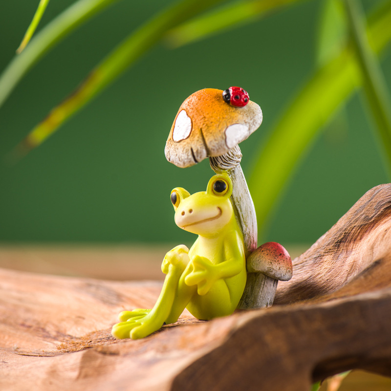 Resin Funny Frog Figurines For - Bathroom Home Improvement review and price