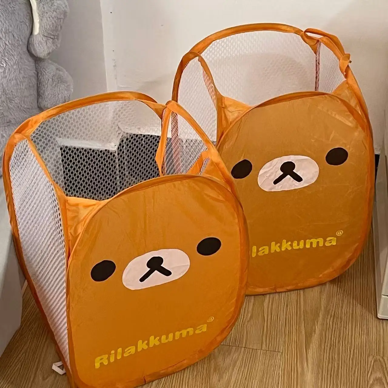 Hot Rilakkuma Mesh Folding Lar - Home Goods Bathroom Storage review and price
