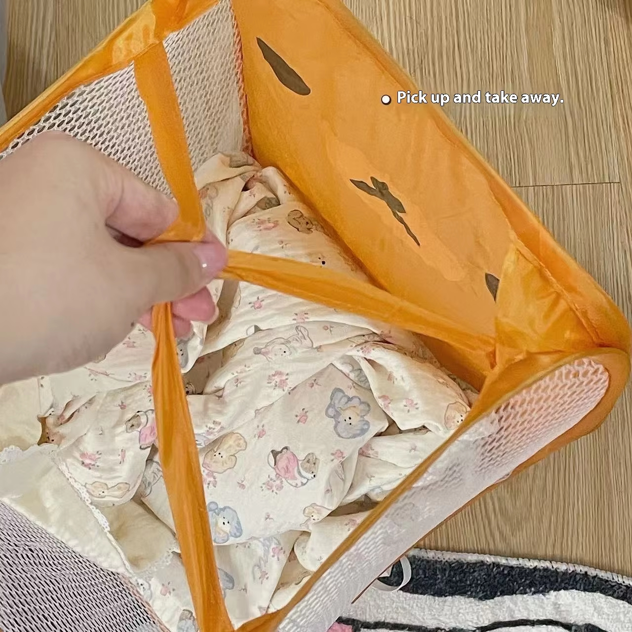 Hot Rilakkuma Mesh Folding Lar - Home Goods Bathroom Storage review and price