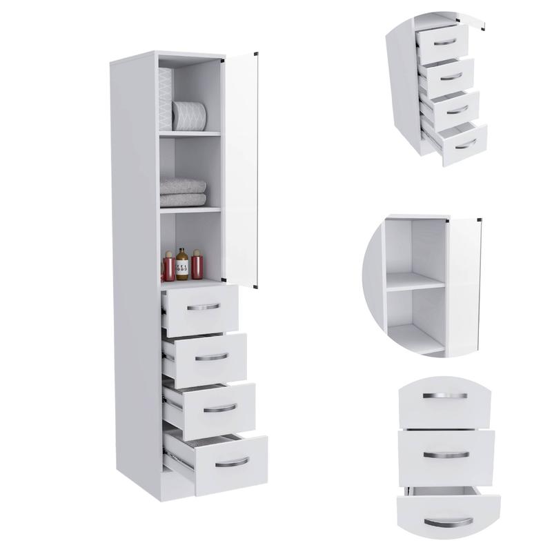 3-Drawer 3-Shelf Linen Cabinet - Home Essentials Bathroom Cabinet review and price