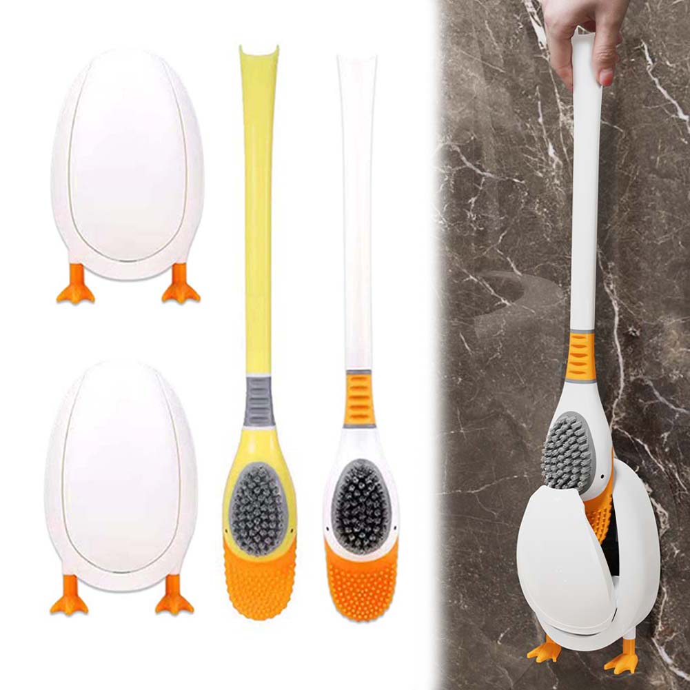 1PC Silicone Toilet Brush With - Home Bathroom Set review and price