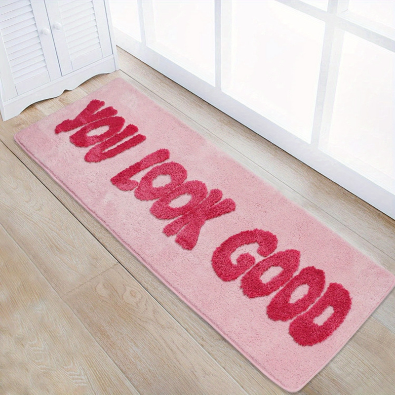 VIKAMA Orange Motivational Slo - Home Goods Bathroom Rugs review and price