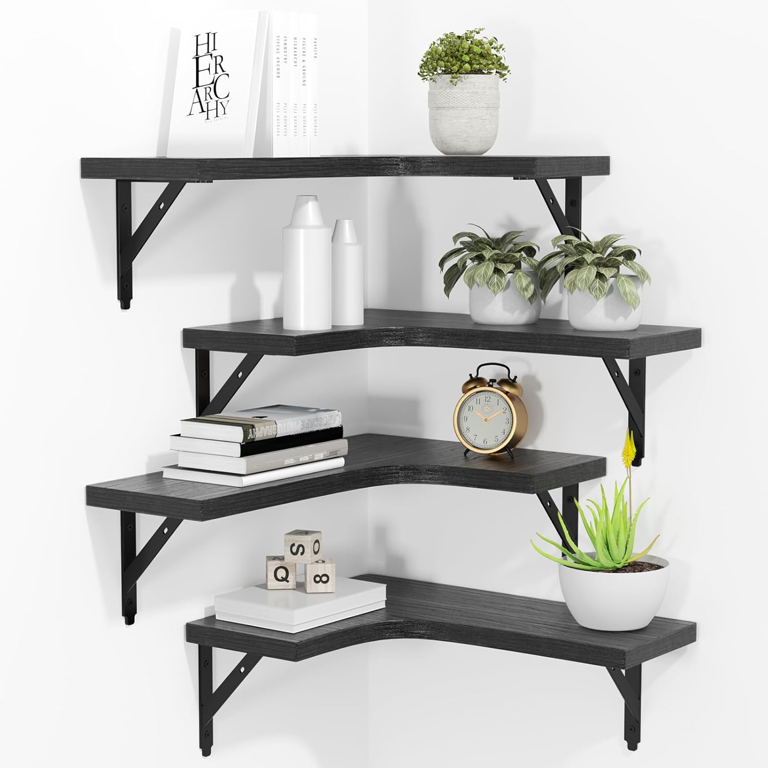 Corner Floating Shelves Set of - Home Bathroom Set review and price