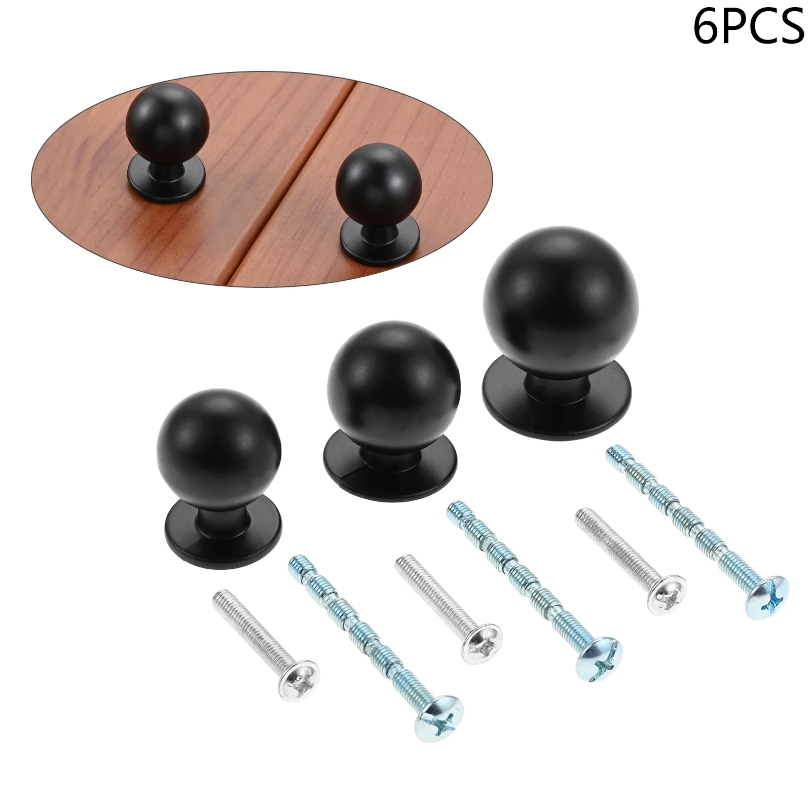 6pcs Black Modern Cabinet Door - Home Hardware Bathroom Cabinets review and price