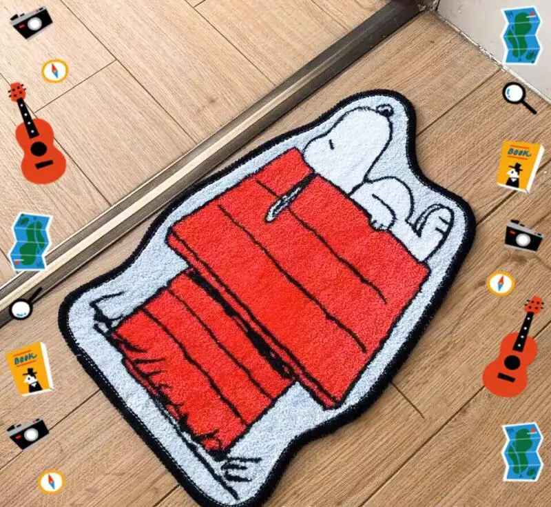 Cute Snoopy Cartoon Floor Mat  - Home Goods Bathroom Mats review and price