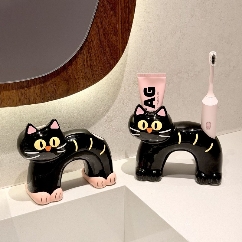 Personalized Creative Cute Bla - Home Goods Bathroom Storage review and price
