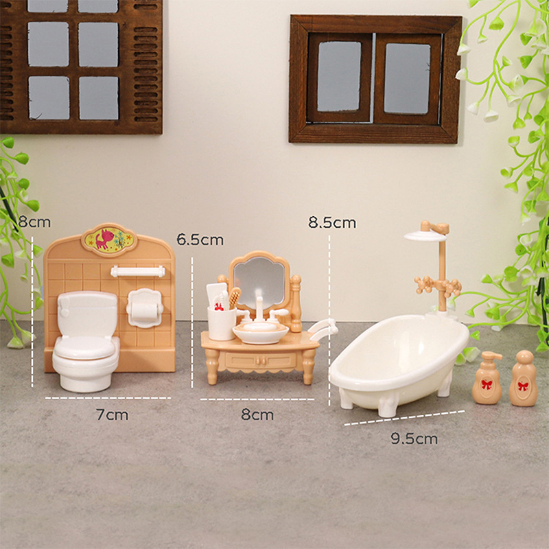 1Set 1:12 Dollhouse Miniature  - Home Bathroom Set review and price