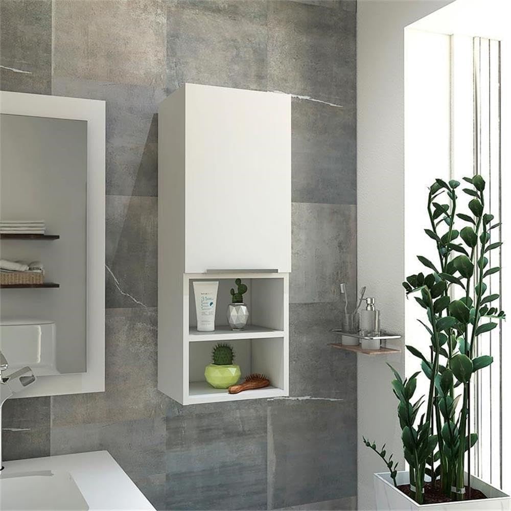 Single-Door Bathroom Cabinet w - Home Essentials Bathroom Cabinet review and price