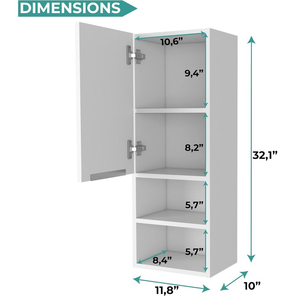 Single-Door Bathroom Cabinet w - Home Essentials Bathroom Cabinet review and price