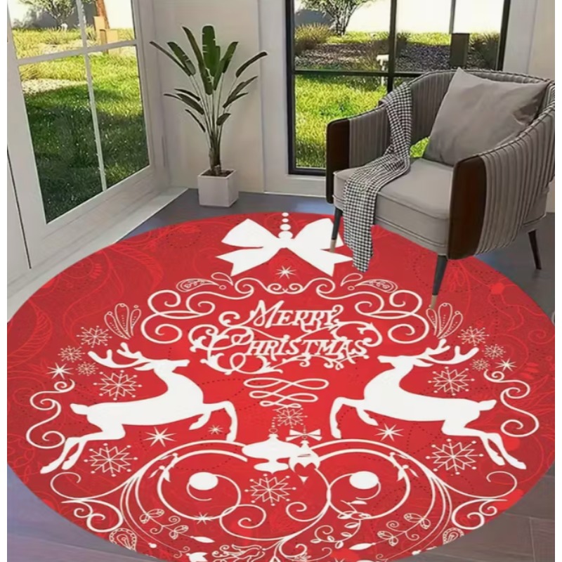 Christmas Themed carpet Santa  - Home Goods Bathroom Mats review and price