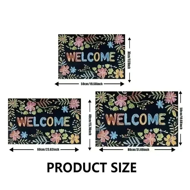 Good Vibes Only Welcome Mat -  - Home Goods Bathroom Rugs review and price