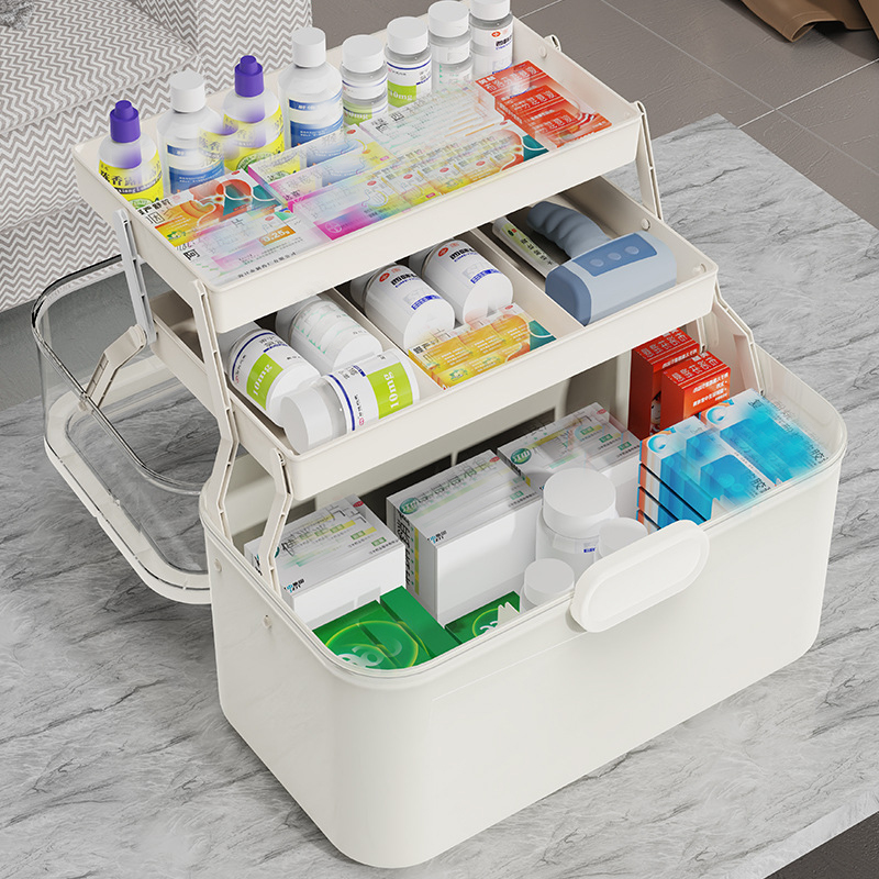 Large Capacity Clear Lid Medic - Home Goods Bathroom Storage review and price
