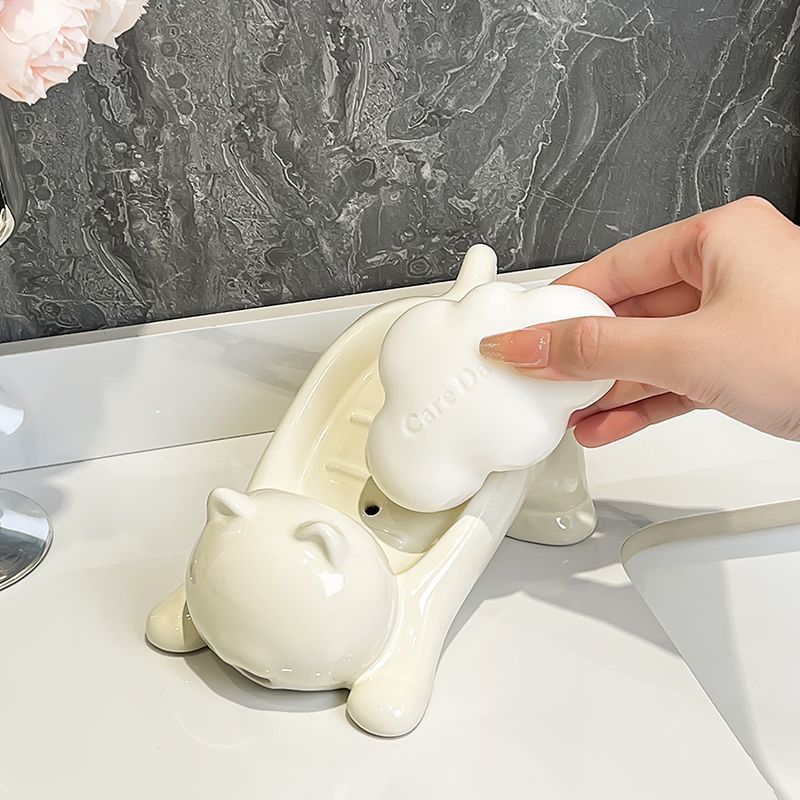 Cute Cat Drain Soap Holder Con - Bathroom Home Improvement review and price