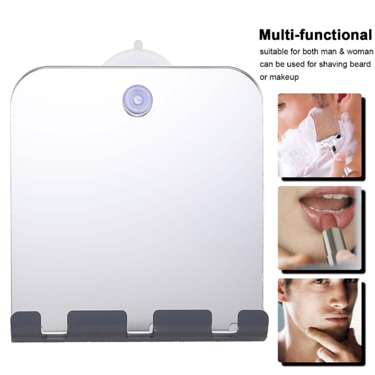 Unbreakable Fog Free Travel Mi - Shaving Mirror Suction review and price