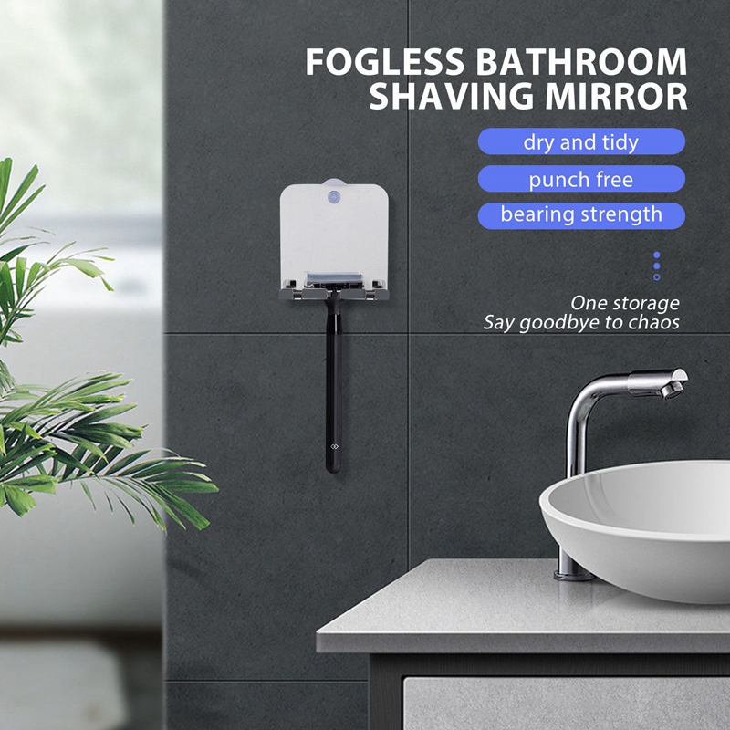 Unbreakable Fog Free Travel Mi - Shaving Mirror Suction review and price