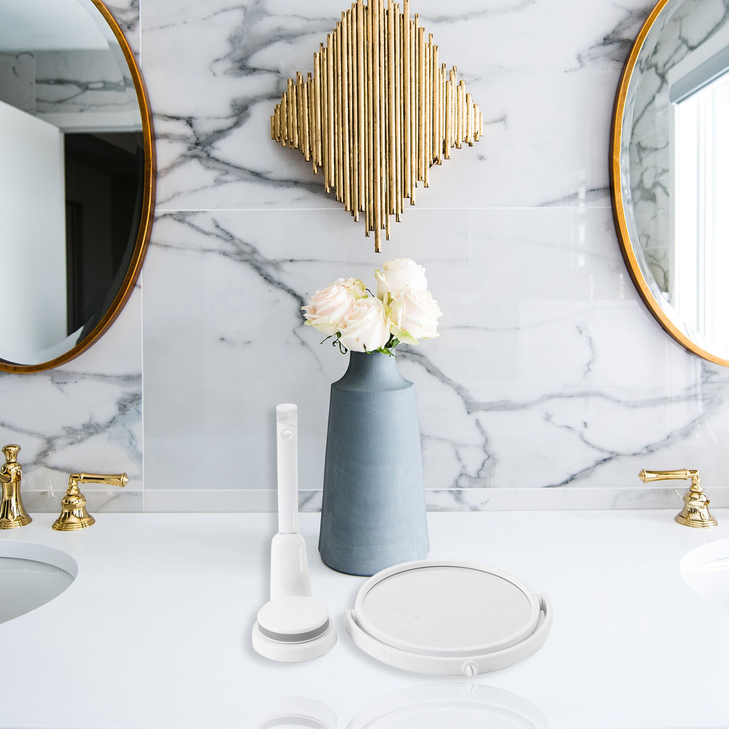 A76I-Modern Drill-Free Bathroo - Shaving Mirror Suction review and price